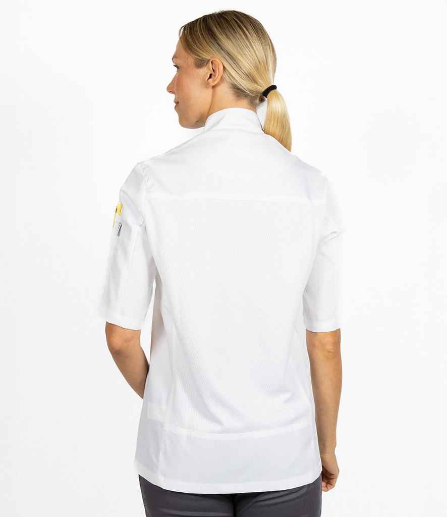 Dennys Short Sleeve Press Stud Chef's Jacket