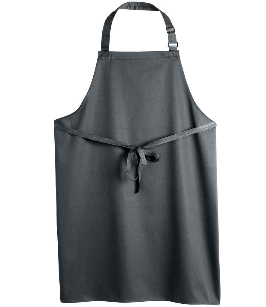 Dennys Polyester Bib Apron with Adjustable Neck Strap and Front Pocket for Durable Use