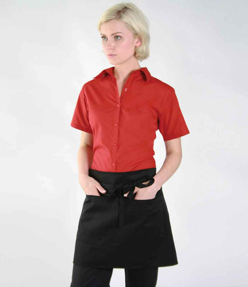 Dennys Bar Apron with Pocket | Black