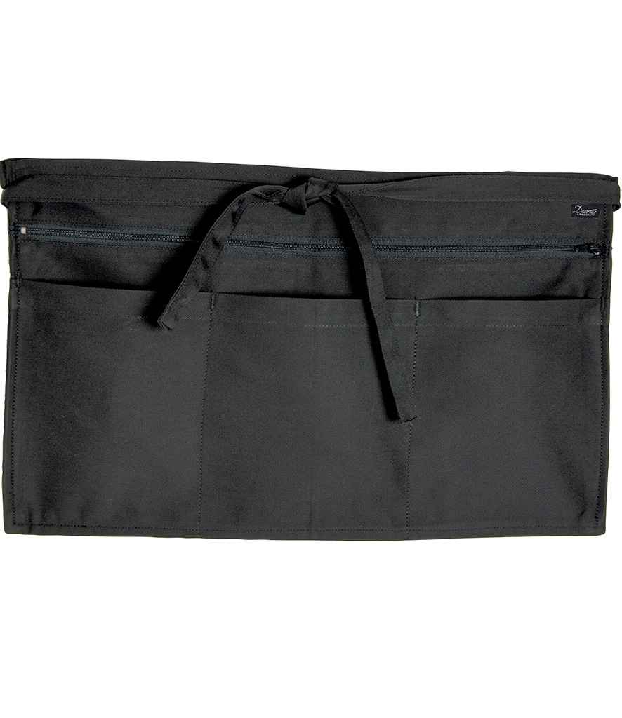 Dennys Zip Pocket Apron | Black