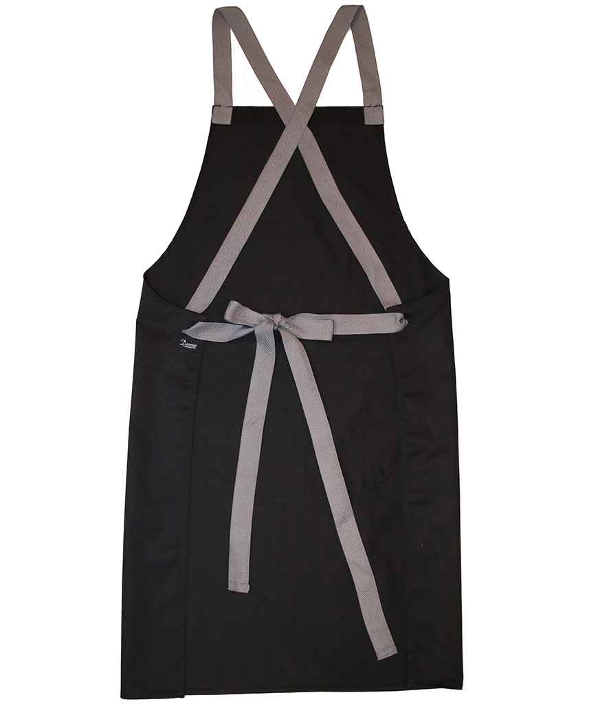 Dennys Cross Back Apron with Adjustable Straps and Front Pocket for Kitchen and Work Use