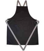 Dennys Cross Back Apron with Adjustable Straps and Front Pocket for Kitchen and Work Use
