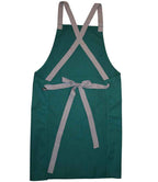 Dennys Cross Back Apron with Adjustable Straps and Front Pocket for Kitchen and Work Use