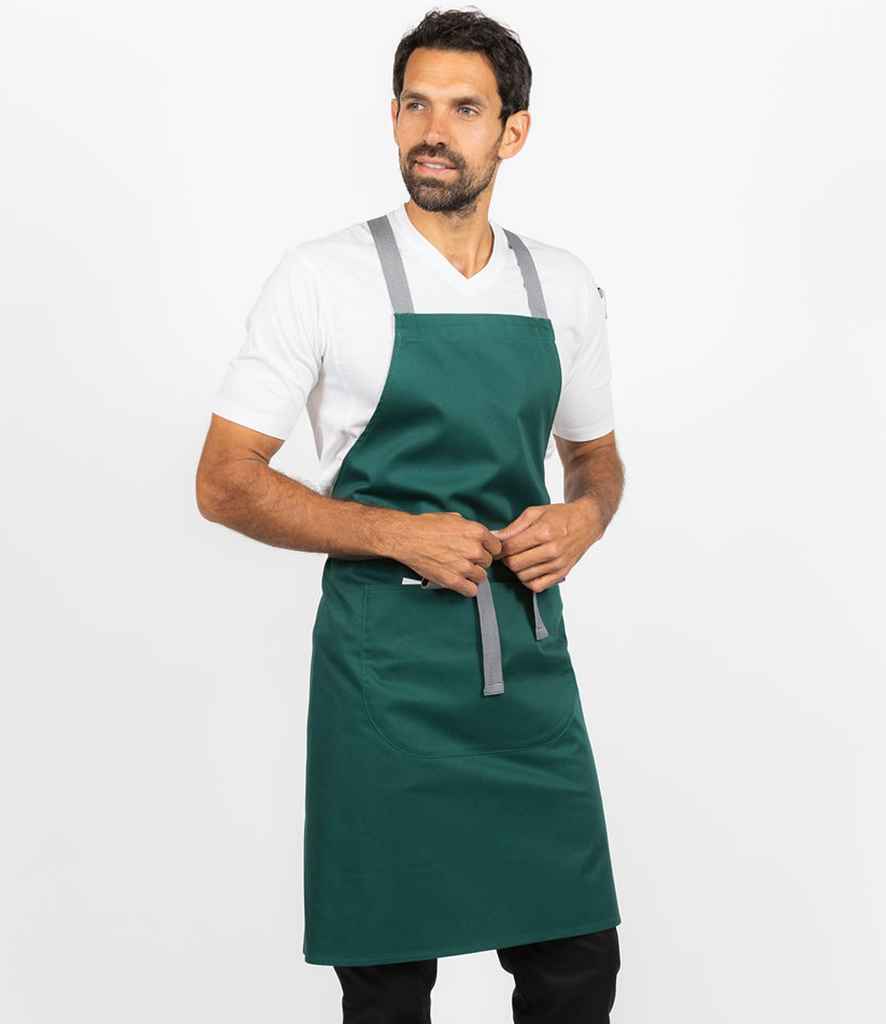 Dennys Cross Back Apron with Adjustable Straps and Front Pocket for Kitchen and Work Use