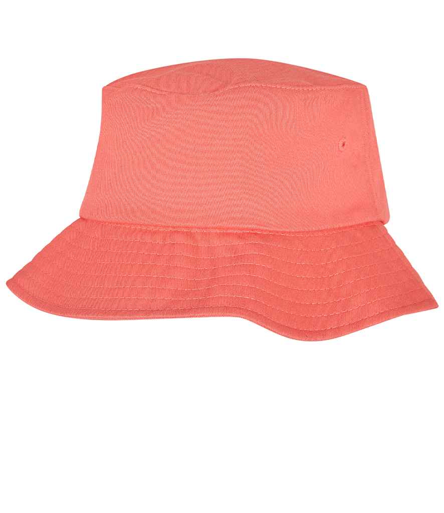 Flexfit Cotton Twill Bucket Hat with Classic Fit and Durable Construction