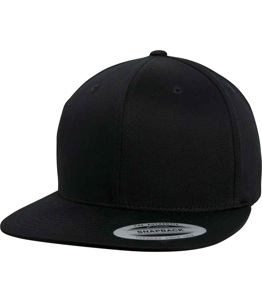 Flexfit Organic Cotton Snapback Cap with Adjustable Closure and Classic Fit Design