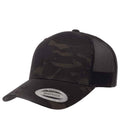 Flexfit Multicam® Retro Trucker Cap | Black Multicam