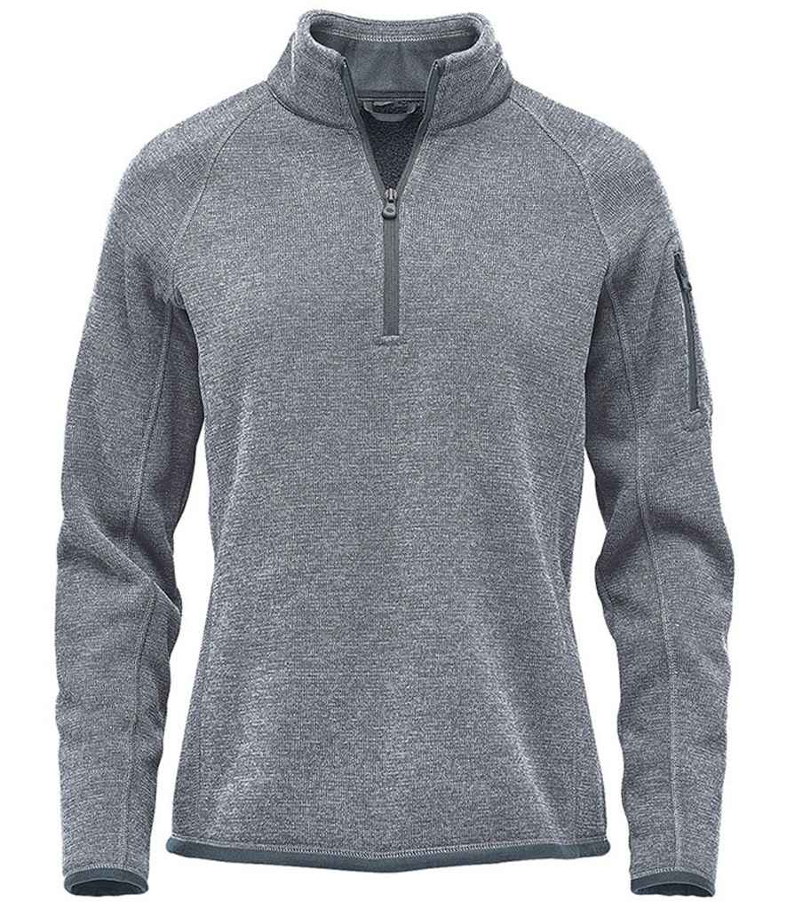 Stormtech Ladies Avalante 1/4 Zip Fleece | Granite Heather