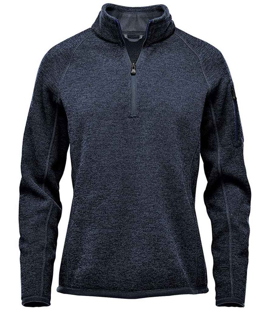 Stormtech Ladies Avalante 1/4 Zip Fleece | Navy Heather