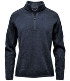 Stormtech Ladies Avalante 1/4 Zip Fleece | Navy Heather