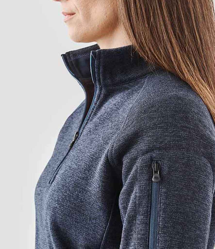 Stormtech Ladies Avalante 1/4 Zip Fleece | Navy Heather