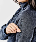 Stormtech Ladies Avalante 1/4 Zip Fleece | Navy Heather
