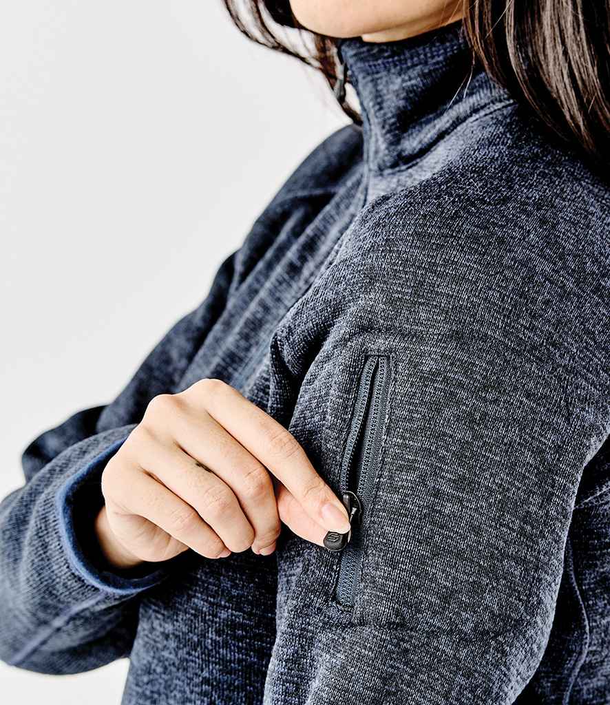 Stormtech Ladies Avalante 1/4 Zip Fleece | Navy Heather