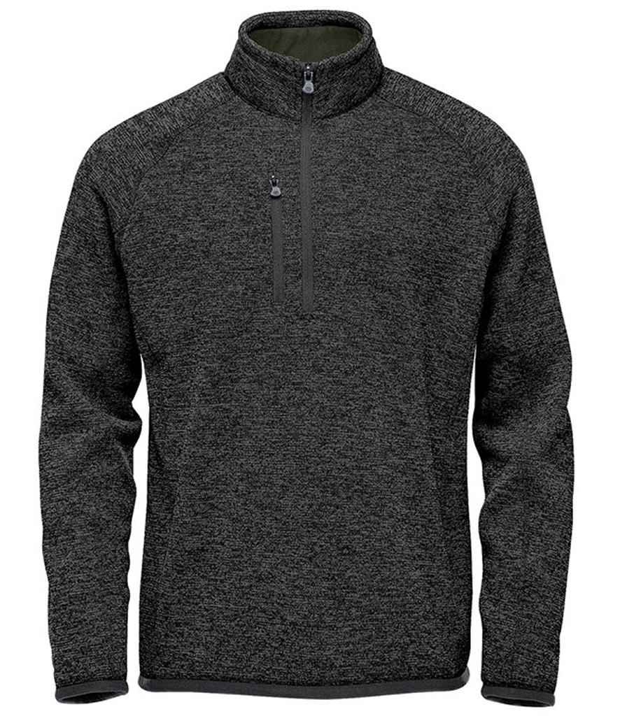 Stormtech Avalante 1/4 Zip Fleece | Black Heather