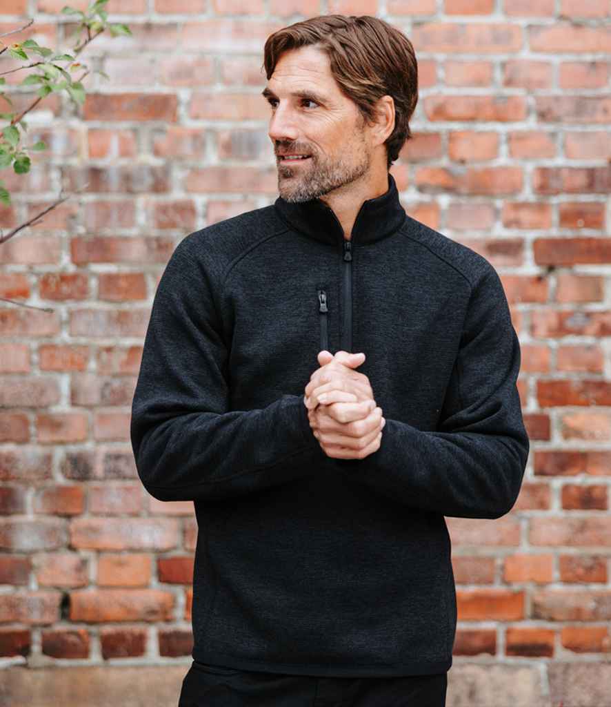 Stormtech Avalante 1/4 Zip Fleece | Black Heather