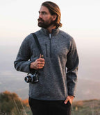 Stormtech Avalante 1/4 Zip Fleece | Granite Heather