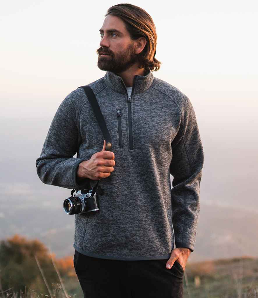 Stormtech Avalante 1/4 Zip Fleece | Granite Heather