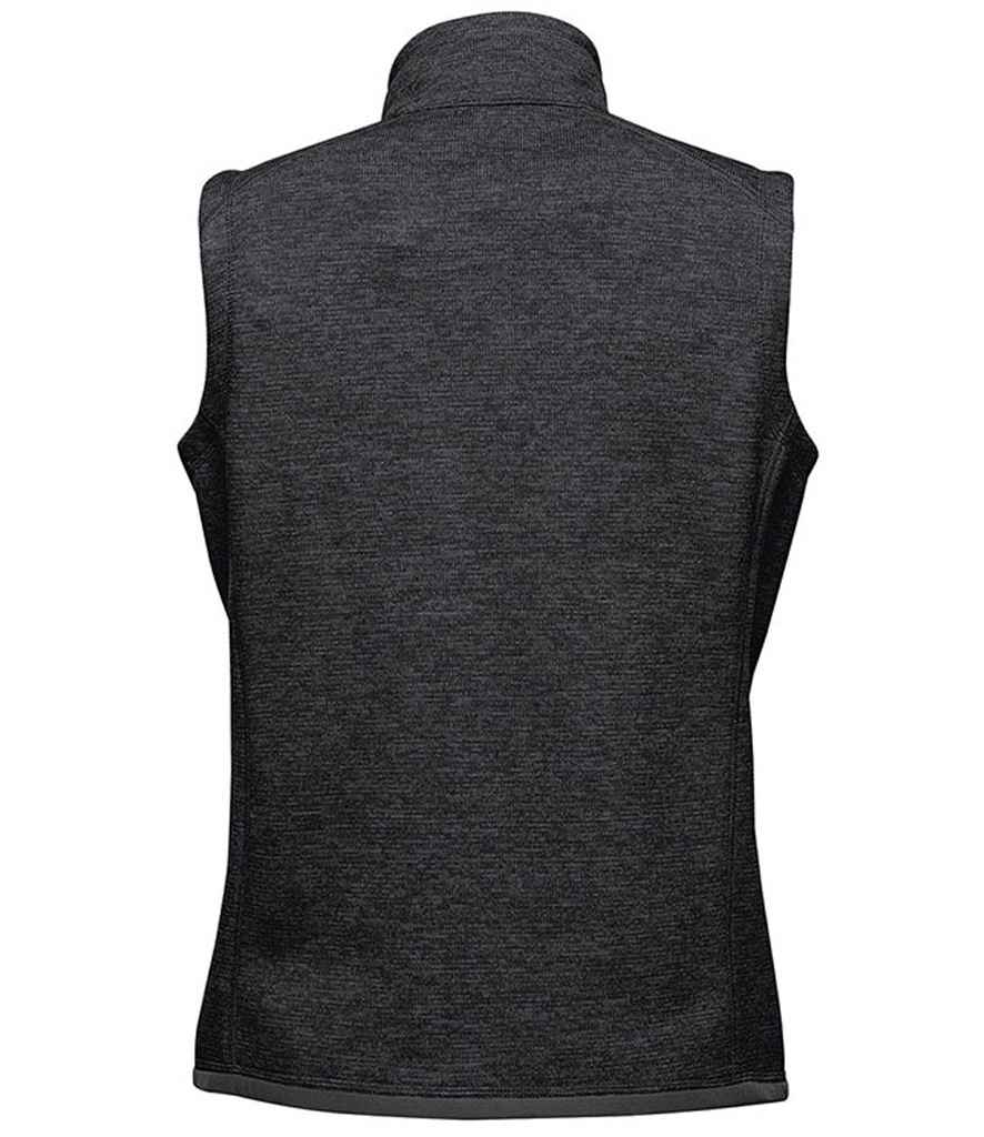 Stormtech Ladies Avalante Full Zip Knitted Fleece Gilet | Black Heather