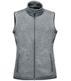 Stormtech Ladies Avalante Full Zip Knitted Fleece Gilet | Granite Heather