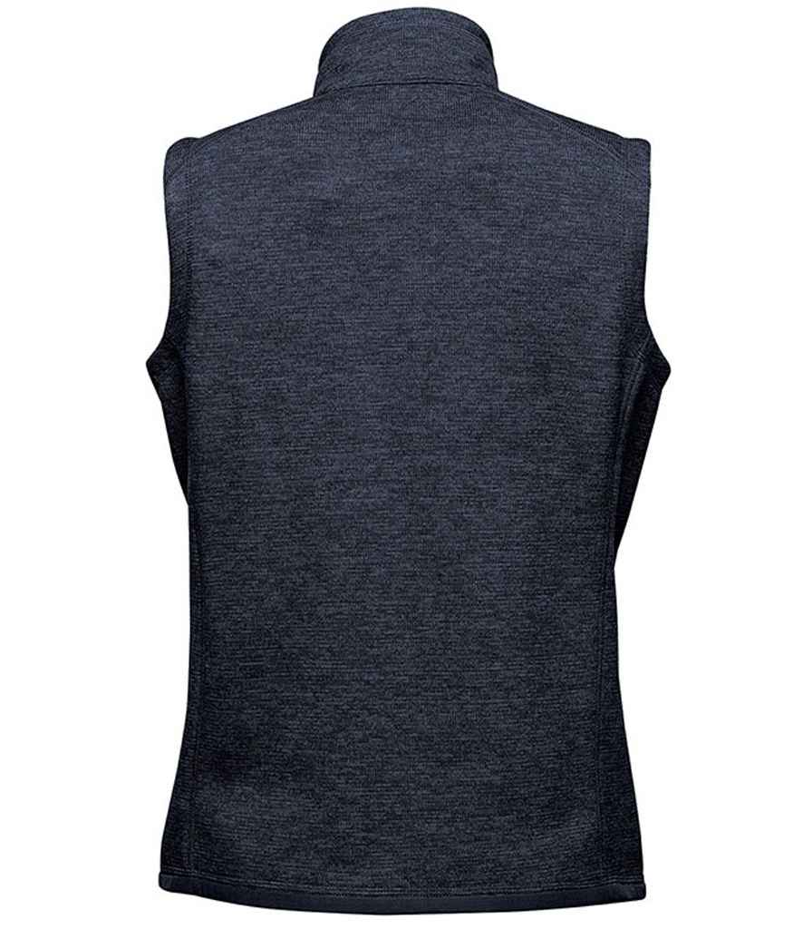Stormtech Ladies Avalante Full Zip Knitted Fleece Gilet | Navy Heather