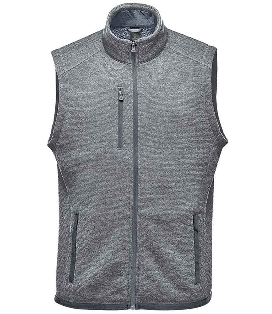 Stormtech Avalante Full Zip Knitted Fleece Gilet | Granite Heather