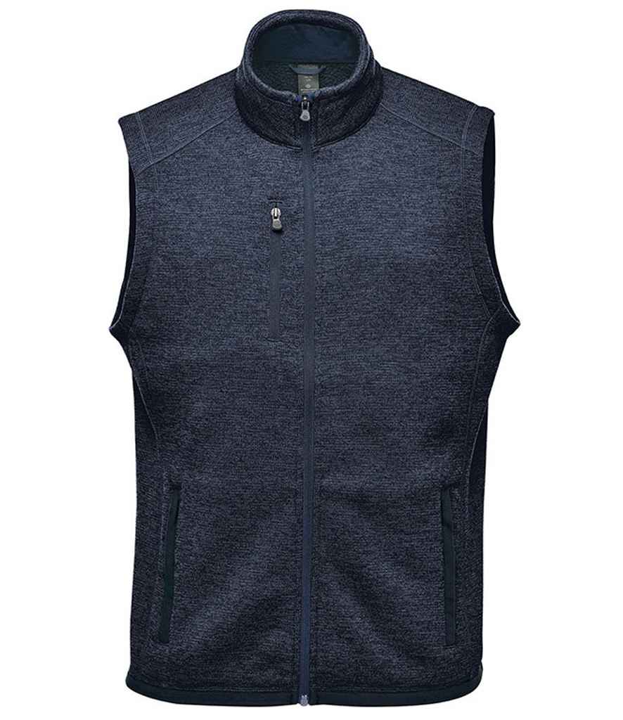 Stormtech Avalante Full Zip Knitted Fleece Gilet | Navy Heather