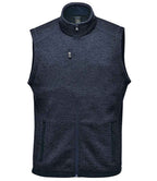 Stormtech Avalante Full Zip Knitted Fleece Gilet | Navy Heather