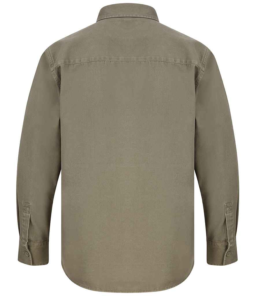Front Row Drill Overshirt in Classic Colors for Versatile Layering and Style