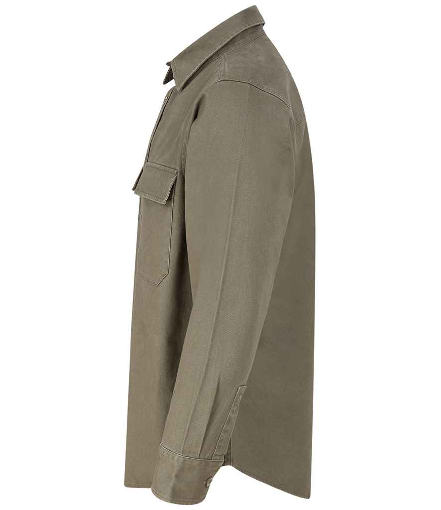 Front Row Drill Overshirt in Classic Colors for Versatile Layering and Style