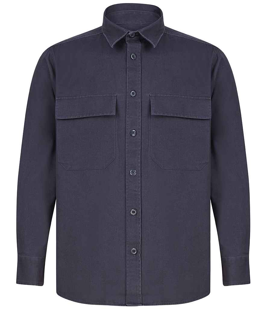 Front Row Drill Overshirt in Classic Colors for Versatile Layering and Style