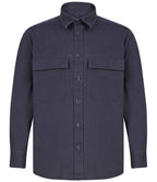 Front Row Drill Overshirt in Classic Colors for Versatile Layering and Style
