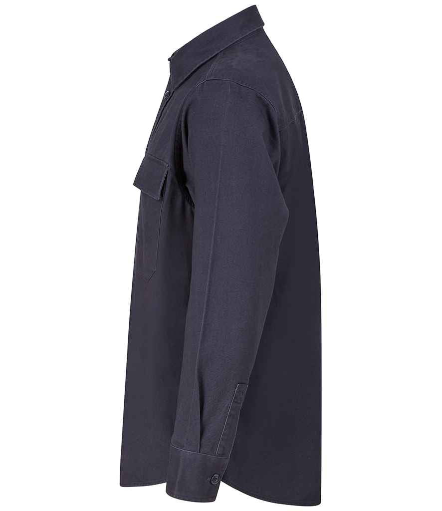 Front Row Drill Overshirt in Classic Colors for Versatile Layering and Style