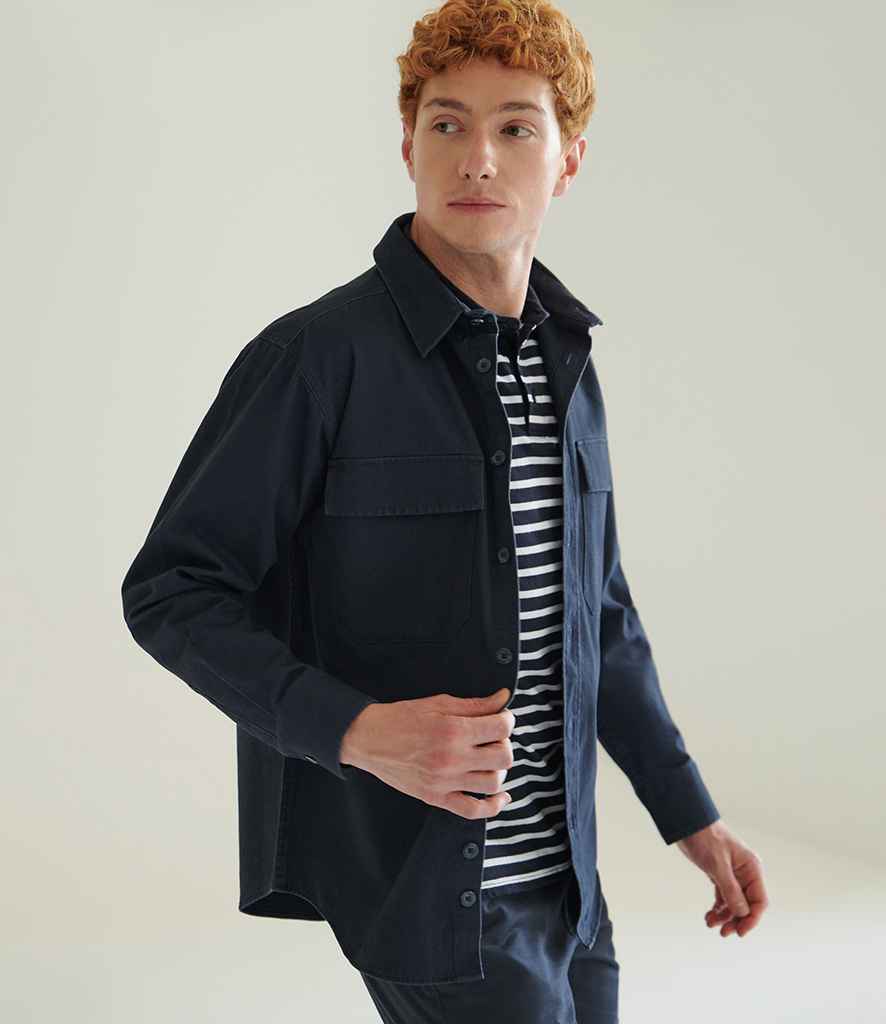 Front Row Drill Overshirt in Classic Colors for Versatile Layering and Style