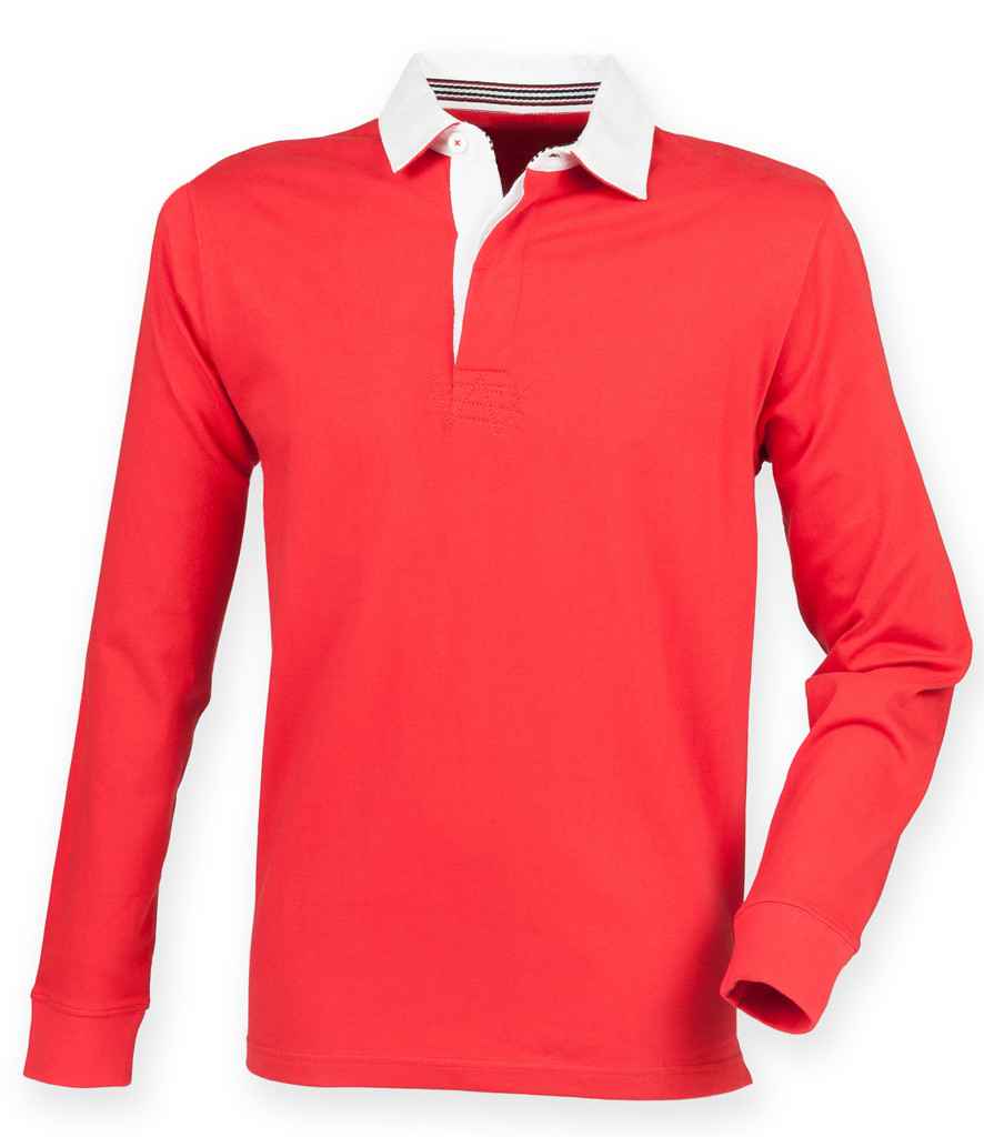Front Row Premium Superfit Rugby Shirt – Classic Design with Superior Fit and Quality