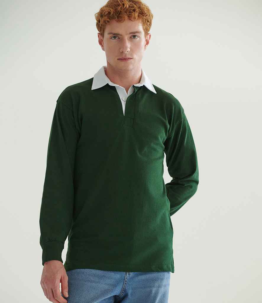 Front Row Original Rugby Shirt in Classic Design for Everyday Wear and Sport Activities
