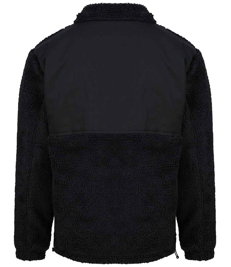 Front Row Recycled Sherpa Fleece Jacket with Cozy Warmth and Sustainable Design