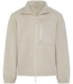 Front Row Recycled Sherpa Fleece Jacket | Natural
