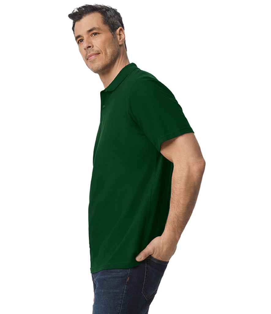 Gildan SoftStyle® Double Piqué Polo Shirt with Classic Fit and Durable Comfort