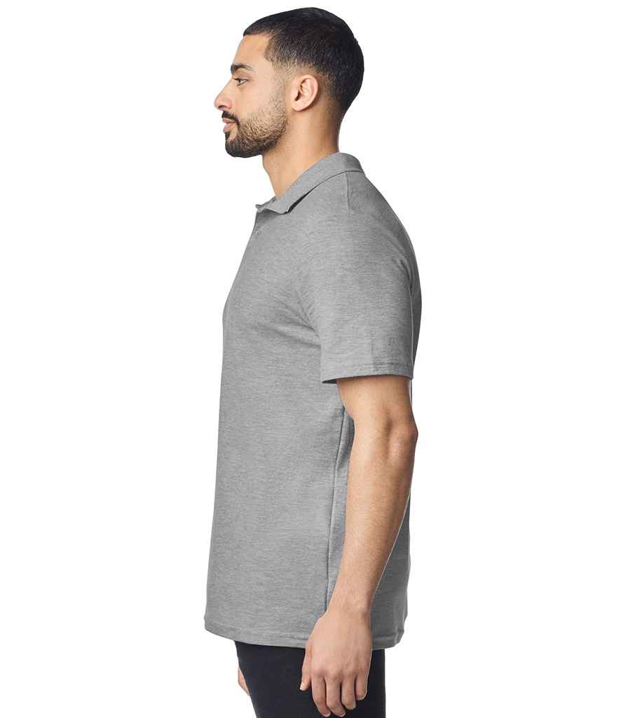 Gildan SoftStyle® Double Piqué Polo Shirt with Classic Fit and Durable Comfort