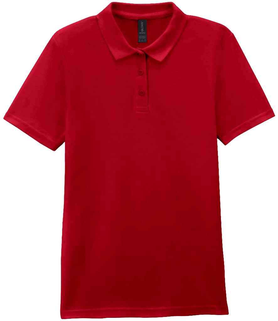 Gildan Ladies SoftStyle® Double Piqué Polo Shirt with Classic Fit and Durable Fabric