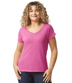 Gildan Ladies SoftStyle® V Neck T-Shirt – Comfortable, Stylish, and High-Quality Fabric