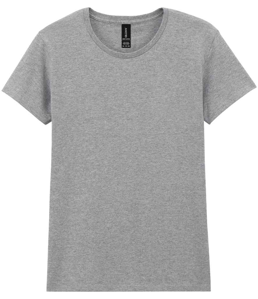 Gildan Ladies Heavy Cotton™ T-Shirt – Classic Comfortable Fit, Durable Fabric