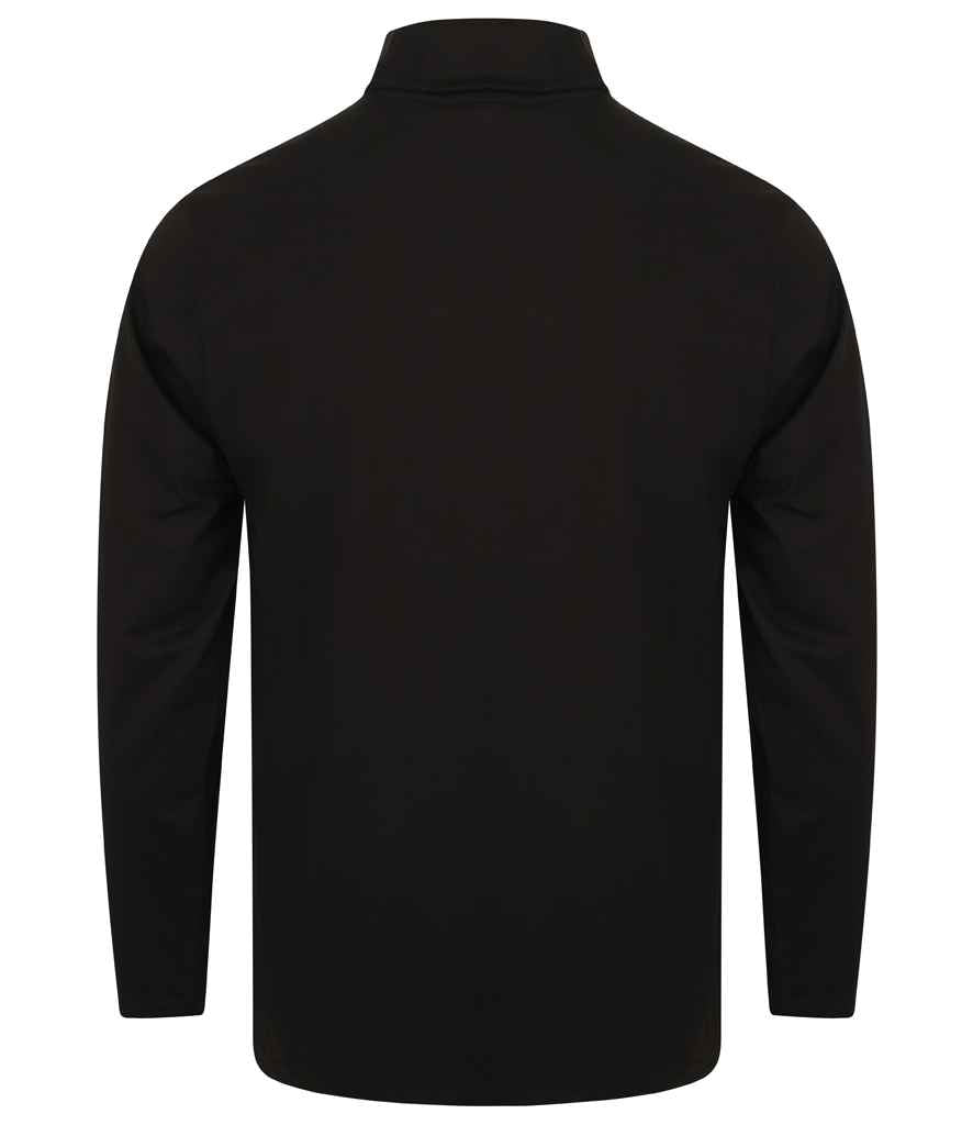 Henbury Long Sleeve Roll Neck Top with Classic Fit and Comfortable Fabric