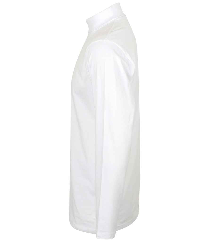 Henbury Long Sleeve Roll Neck Top with Classic Fit and Comfortable Fabric