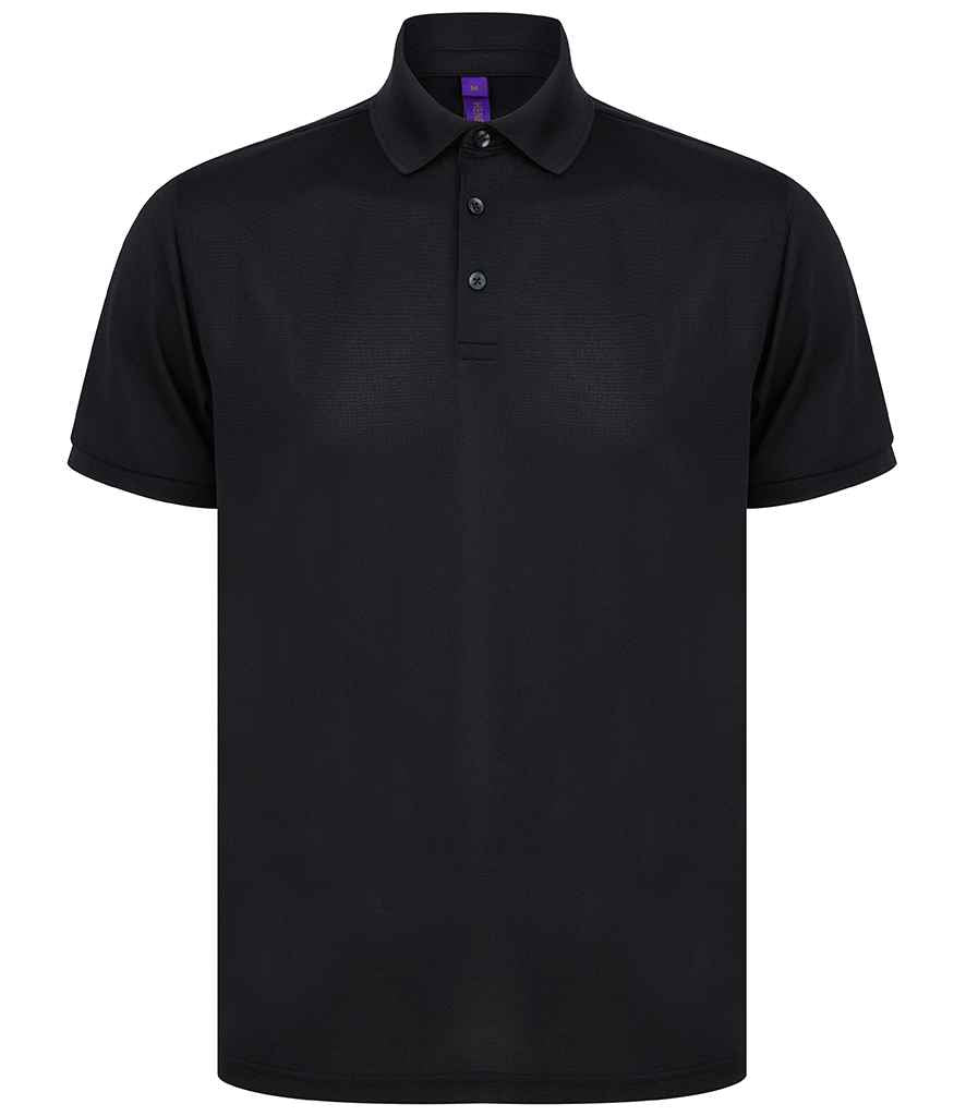 Henbury Recycled Polyester Piqué Polo Shirt with Sustainable Fabric and Classic Fit
