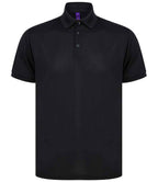 Henbury Recycled Polyester Piqué Polo Shirt with Sustainable Fabric and Classic Fit