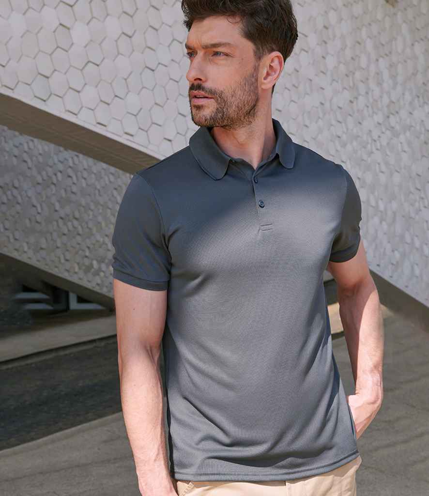 Henbury Recycled Polyester Piqué Polo Shirt with Sustainable Fabric and Classic Fit