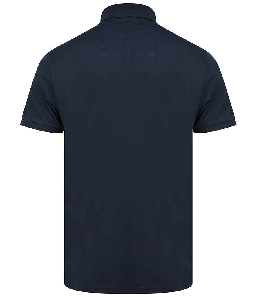 Henbury Recycled Polyester Piqué Polo Shirt with Sustainable Fabric and Classic Fit