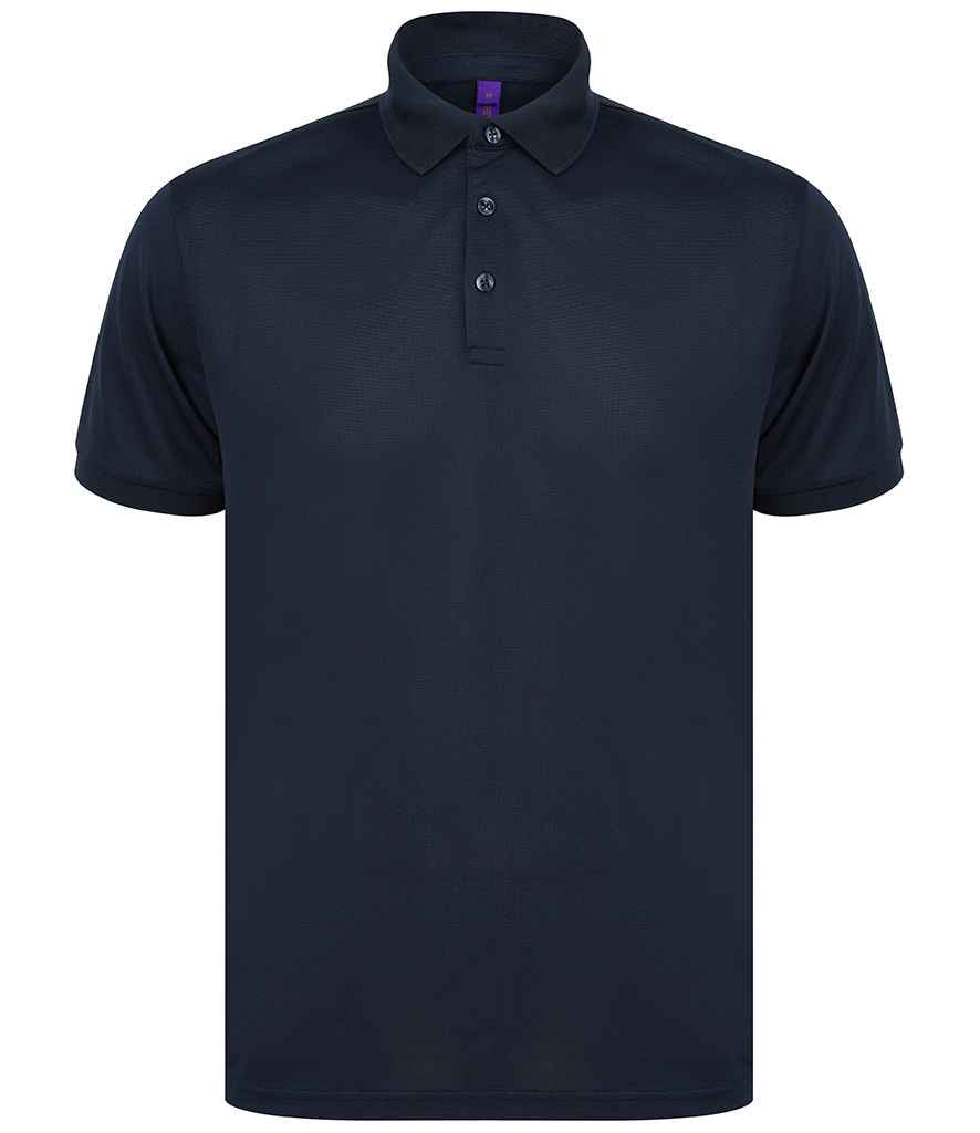 Henbury Recycled Polyester Piqué Polo Shirt with Sustainable Fabric and Classic Fit