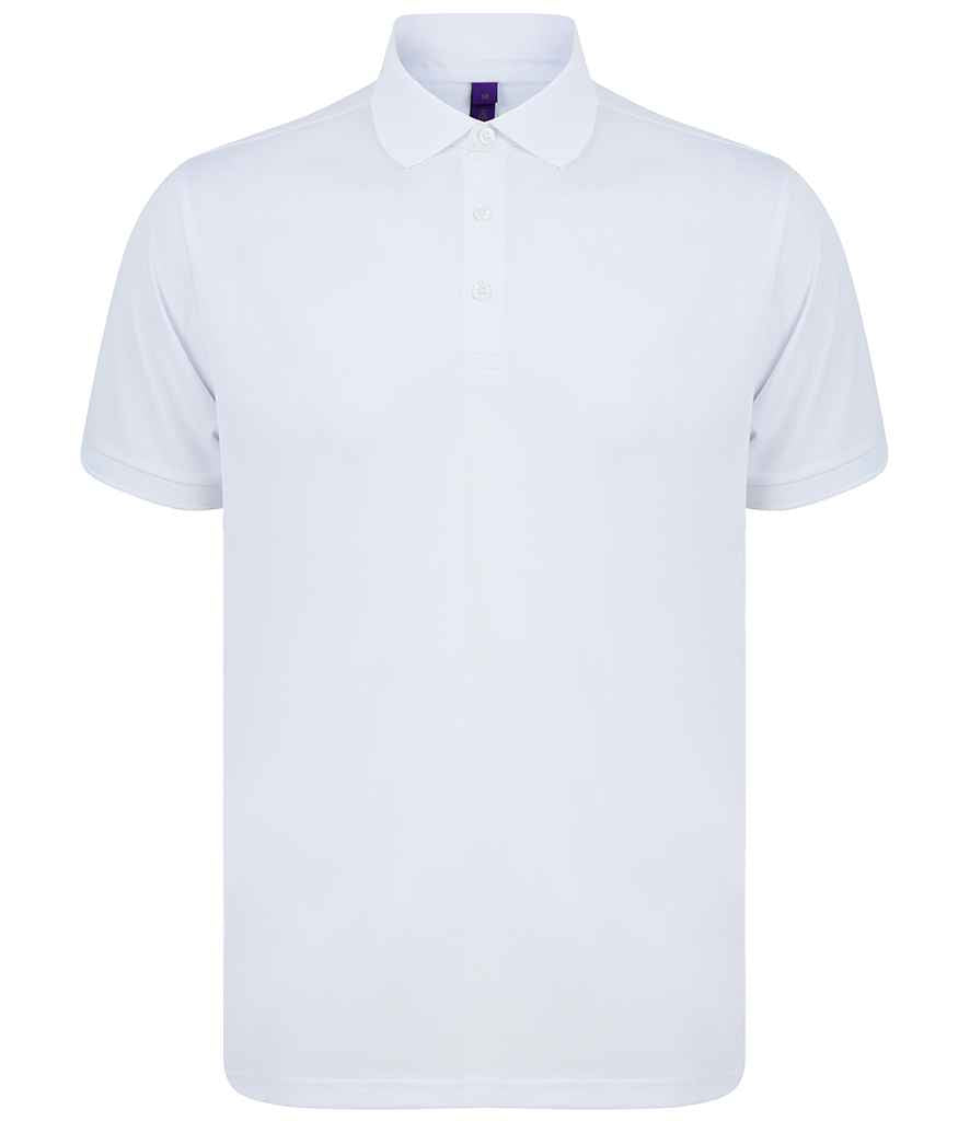Henbury Recycled Polyester Piqué Polo Shirt with Sustainable Fabric and Classic Fit